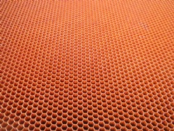 Meta-aramid honeycomb/commercial grade